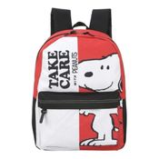 Mochila Costas Infantil Juvenil Snoopy Peanut Escolar Luxcel