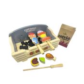 Coleção Comidinhas! Kit Espetinho - Brinquedo de Madeira Newart