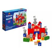 BRINCANDO DE ENGENHEIRO CASTELO MEDIEVAL 80 PCS - XALINGO