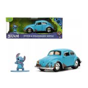 Conjunto Veiculo  e Miniatura - Disney - Lilo & Stitch - Stitch e Fusca - Califórnia Toys