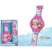 Relogio De Parede Princesa Frozen 47cm Dtc