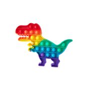Pop It Dinossauro Yestoys Arco-iris Fidget Anti Stress