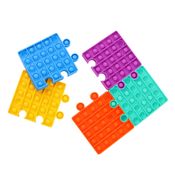 Kit 4 Pop It Colorido de Encaixe 26cm Pop Fun - Yes Toys