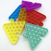 Kit 5 Pop It Puzzle Triangulo Encaixavel - Yes Toys