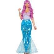 Fantasia Carnaval Feminina Sereia Ariel Super Luxo Exclusiva Com Cauda