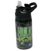 Garrafa Térmica Inox 400ml Click Canudo AVENGERS HULK Luxcel