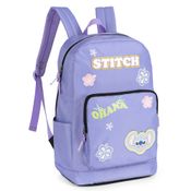 Mochila de Costas Oficial STITCH DISNEY Luxcel MS47735 Lilás