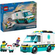Lego City Ambulância de Emergência 60451 com 184pcs