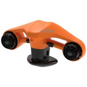 PRO Scooter de Propulsor Aquático Mergulhe de até 40 Metros com Suporte para Câmera, ASIWO, Branco