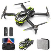 Drone com Câmera 1080P HD para Crianças e Adultos, 35 Minutos de Voo, Quadricóptero RC com Partida com Uma Tecla, HONIVON, Preto e Verde