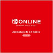 Gift Card Digital - Nintendo Switch Online - Individual - 12 Meses