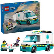 LEGO City Ambulância de Emergência 184 Peças 5+ 60451
