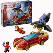 LEGO Marvel Pantera Negra e Carro Homem deFerro295Pçs7+76310