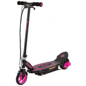 Patinete Elétrico para Crianças Acima de 8 anos, Peso Max 55kg, Razor E90, Preto e Rosa