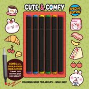 Cute & Comfy Coloring Book for Adults - Bold Easy - Special Edition (Livro de Colorir)