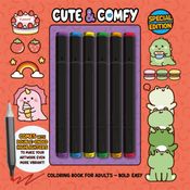 Cute & Comfy Coloring Book for Adults - Bold Easy - Special Edition (Livro de Colorir)