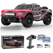 Carrinho de Controle Remoto Off Road 4x4, Escala 1:14 sem Escova com Velocidade até 60km/h, Baterias Li-Po 2S e à Prova d'Água, HAIBOXING 3100A,