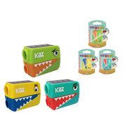 APONTADOR INFANTIL COLETOR DUPLO DINOSSAURO - KZ1935BL - KAZ