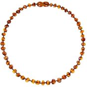 COLAR DE AMBAR INFANTIL BAROQUE COGNAC 32CM - BABY CARE