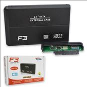 Case Externa Para Hd SATA 2,5" Usb 3.0 até 4TB - CS-U3