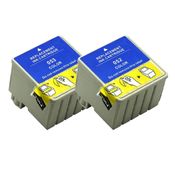Kit 2 Cartucho Colorido Jato De Tinta Compatível T052 T053