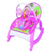 Cadeirinha Musical De Descanso Vibratória Rosa Color Baby