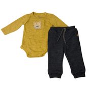 Conjunto Body Tigrinho e Calça Menino Anjos Baby