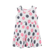 Vestido Bebê Regata Cinza Mescla Claro  - Abrange