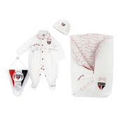 Kit Maternidade São Paulo Plush com Saco de Dormir Feminino Oficial