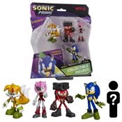 Sonic 5 Bonecos Tails, Knuckles Pirata, Rose, Sonic - Candide