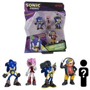Sonic 5 Bonecos Sonic, Rose, S.Pirata e Dr. Don't - Candide