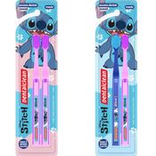 ESCOVA DENTAL JUVENIL MACIA - DISNEY STITCH - DENTALCLEAN