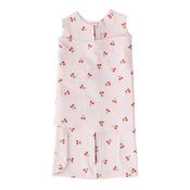 Saco de Dormir Swaddle em Algodão Rosa Cereja - Casulo