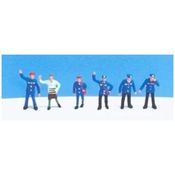 Figuras de Trabalhadores Para Maquetes 06 Peças 1/100 Minitec 639