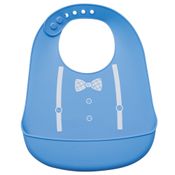 BABADOR DE SILICONE COM PEGA MIGALHAS - MENINO BUBA