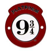 Pin Decorativo Button Plataforma 9 3/4 Harry Potter Wb 10082560