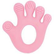 Mordedor Maozinha Alivio Gengiva Bebe Com Texturas Buba Rosa