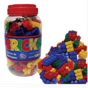 Blocos de Montar Bricks 100 Peças