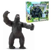 Boneco Articulado Gorila 30cm Em Vinil Atóxico, Bee Toys, Presente Crianças +2 Anos