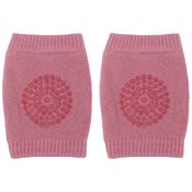 Joelheira Antiderrapante Para Bebê Engatinhar Rosa - Buba