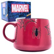 Caneca 500mL Homem Aranha Spiderman Original Marvel - Zona Criativa - Em Cerâmica Xícara Café Chá