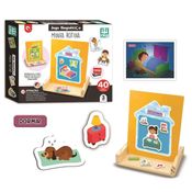 Jogo Magnético Minha Rotina, Nig Brinquedos, 40 Peças Magnéticas, Educativo Crianças +3 Anos