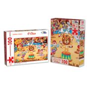 Quebra Cabeça Circo 100 Peças Brinquedo Infantil Criança 4+