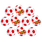 Kit 10 Porta Mix Bola Vermelho Festa Decoração e Doces para Aniversário Infantil