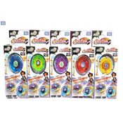 Kit 5 Beyblade Metal C/Luz Led Speed Light + 5 Lançadores