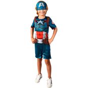 FANTASIA P CAPITÃO AMERICA BASICA ( 3 A 5 ANOS) - NOVABRINK