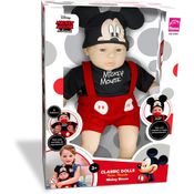 BONECO RECEM NASCIDO BRANCO - CLASSIC DOLLS MICKEY - ROMA JENSEN