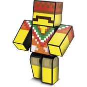 BONECO PEQUENO MEXICANO GAMER 25 CM - TURMA DO PROBLEMS -MINECRAFT - ALGAZARRA