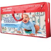 TAPETE DUPLA FACE PISTA DE CARRINHO E DINO 200x150x1CM - SHINY TOYS