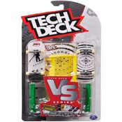 TECH DECK - KIT 2 SKATE DE DEDO (DISORDER OU PLANO B+ OBSTACULO) - SUNNY
